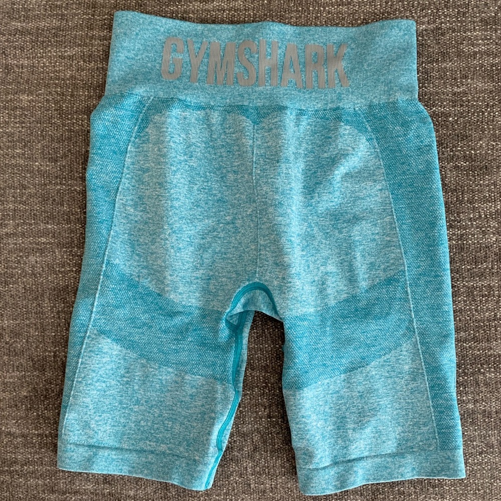 Light blue Gymshark shorts
